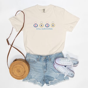 Still Surviving Tamagotchi Comfort Color Tee