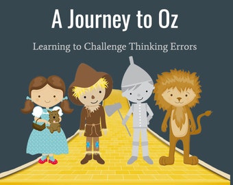 Thinking Errors Activity Wizard of Oz Themed Cognitive Distortions Social Emotional Learning Therapy Mental Health Coping Skills Counseling