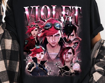 Vi Arcane Shirt, League of Legends Anime lol Shirt