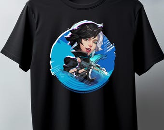 Marvel Rivals Luna Snow, Marvel Girl Unisex Graphic Vintage-style T-Shirt