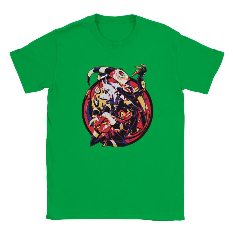 Hazbin Hotel, Helluva Boss Group, Unisex Graphic Vintage-style T-Shirt image 5
