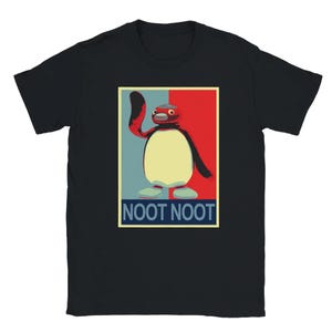 Noot Noot Vintage Pingu - Camiseta de pingüino japonés
