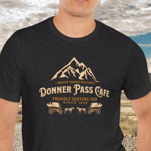 American History T-Shirt featuring The Donner Party of 1846, Perfect Gift for History and Social Studies Teachers, Students, History Buffs