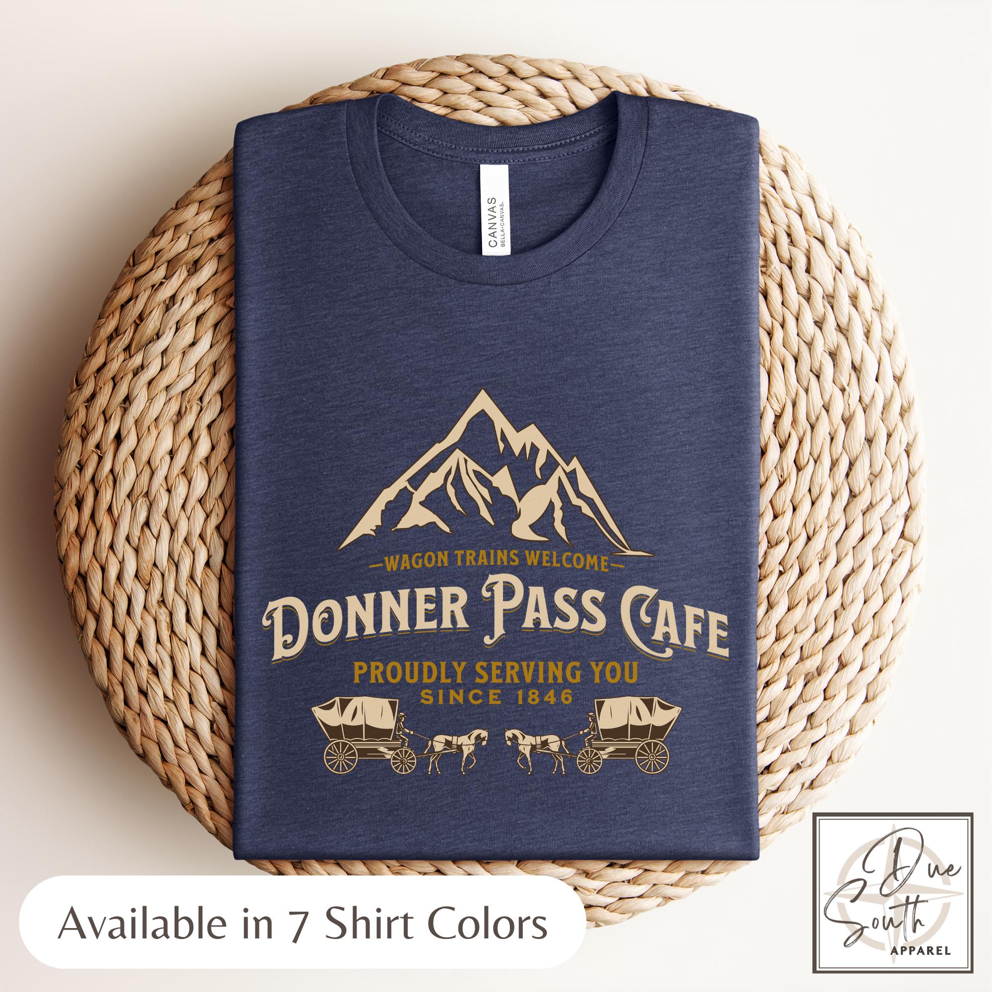 American History T-Shirt featuring The Donner Party of 1846, Perfect Gift for History and Social Studies Teachers, Students, History Buffs
