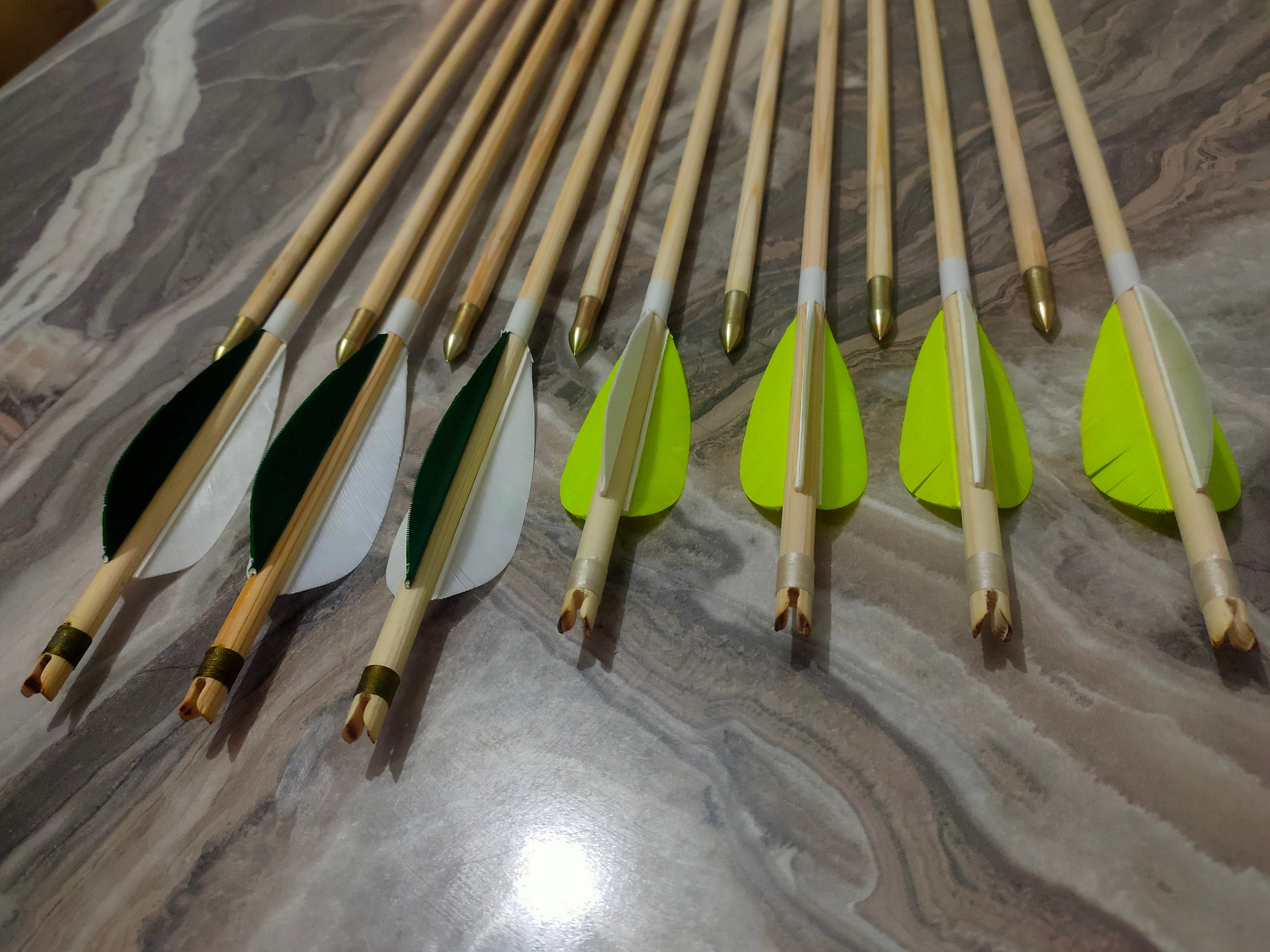 Traditional Wooden Wood Arrow for High Level Archers With the Same