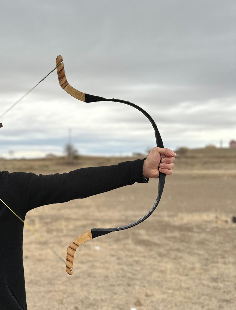 Turkish Traditional Bow Reinforced With Fibreglass for Beginner Archers Recurve