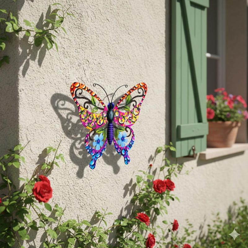 Metal Butterfly Wall Art - Etsy