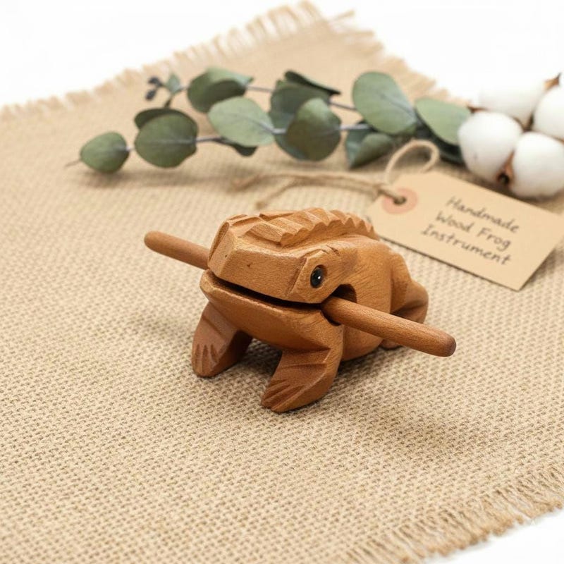 Wooden Frog Instrument - Etsy