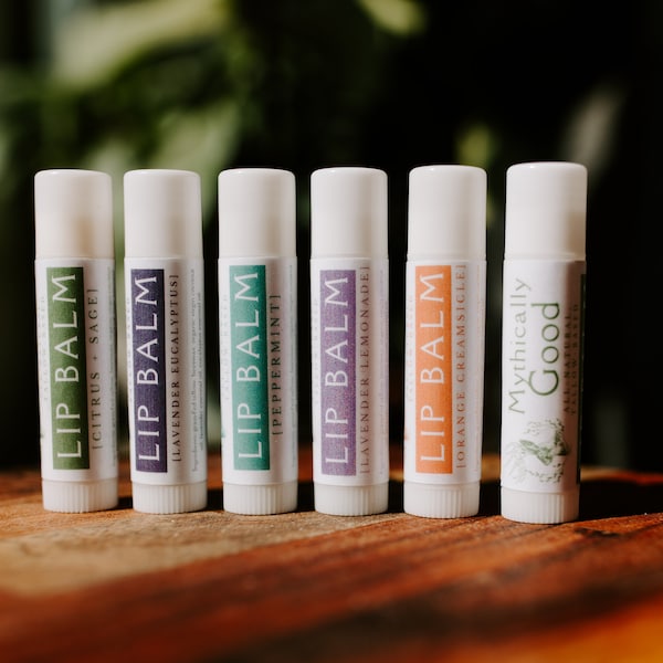 Tallow & Beeswax Essential Oil Lip Balm // All-natural, ultra-moisturizing, non-toxic