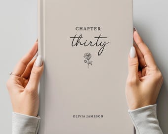 Personalized 30th Birthday Journal, Chapter Thirty Keepsake