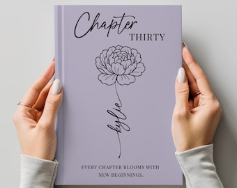 Chapter 30 Journal, Personalized 30th Birthday gift for her, Notebook for turning 30, Milestone journal for best friend Sister Daughter