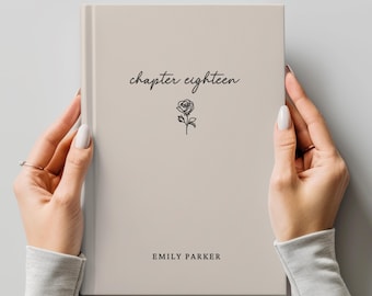 Chapter 18 Journal, Personalized 18th Birthday Gift for Her, Custom Name Birthday Notebook, 18 Year Old Birthday Present