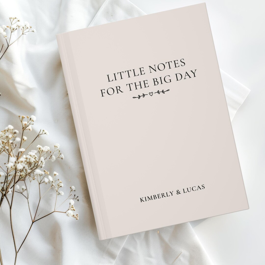 Notebook Engaged Personalized Wedding Notebook – Engagement Gift for Future Bride ...