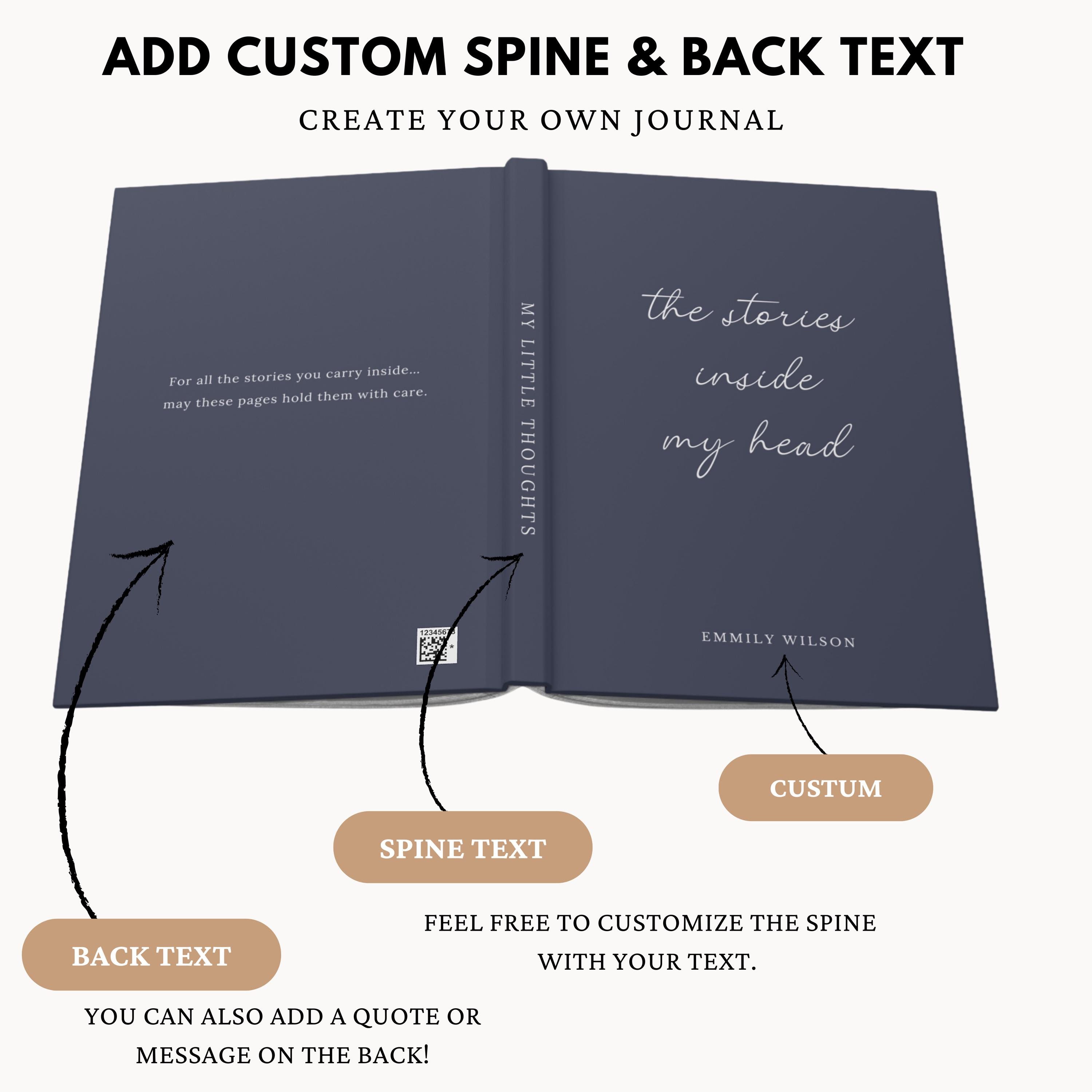 Custom Writer's Journal , Storytelling Notebook , Personalized Author ...