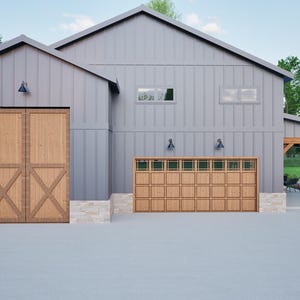 Modern Farmhouse Barndominium Plan 4 Bed, 3.5 Bath, 3-Car Garage, Custom House Plan (Digital Download) image 10