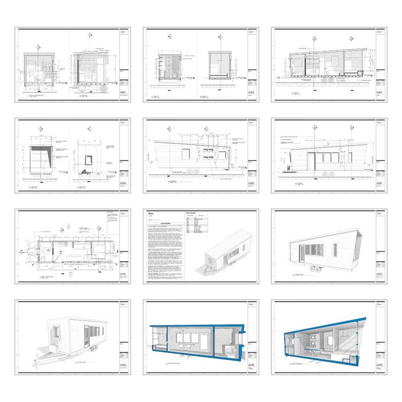 Tiny House Design Plan: Stylish Compact Living Solution (PDF Download ...