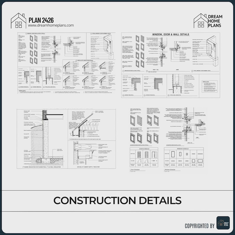 20' X 26' Modern Cabin House Plans With Loft - 520 SF Tiny Cottage ...