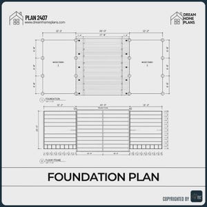 Twin Anchors Cottage House Plan | Small Cabin DIY Building Plans | Custom House Plans (Digital Download) image 6