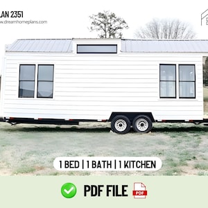Melanie- Tiny House Design Plan - Modern Mobile Home for Minimalist Living