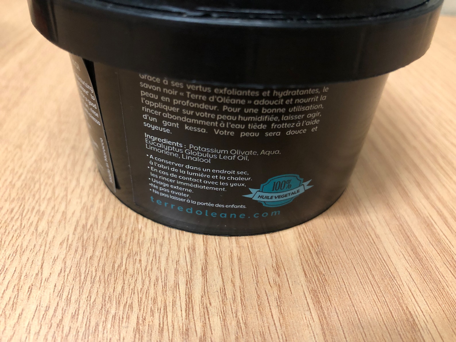 Savon Naturel Terre D'Oleane - Rose, Ghassoul, Argile & Huile D'Argan Bio - Fabriqué En France