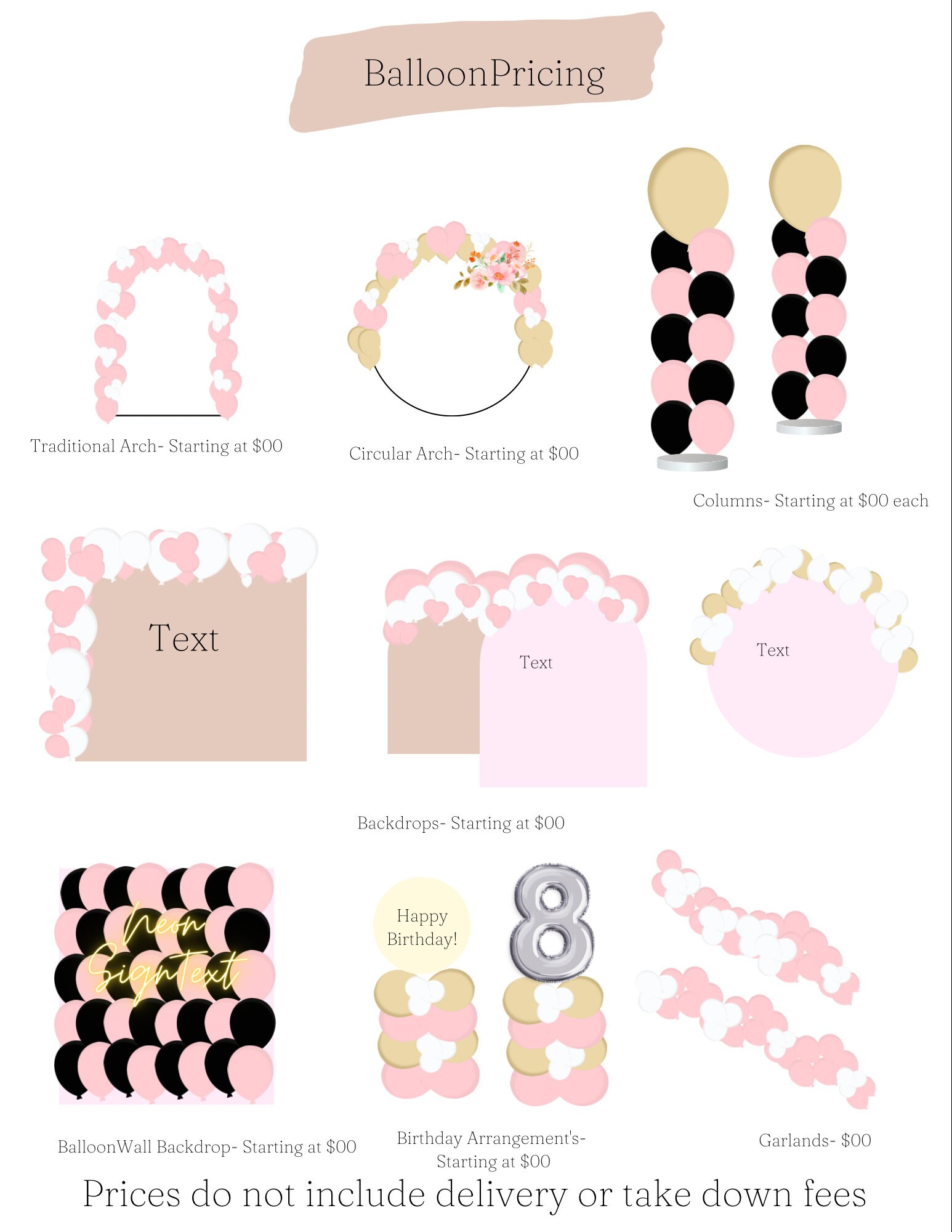 lucht Tekstschrijver Leidinggevende Balloon Art Pricing Template-editable ON Canva-small Business - Etsy lucht Tekstschrijver Leidinggevende Balloon Art Pricing Template-editable ON Canva-small Business - Etsy
