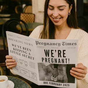 Printable Pregnancy Reveal Journal Template
