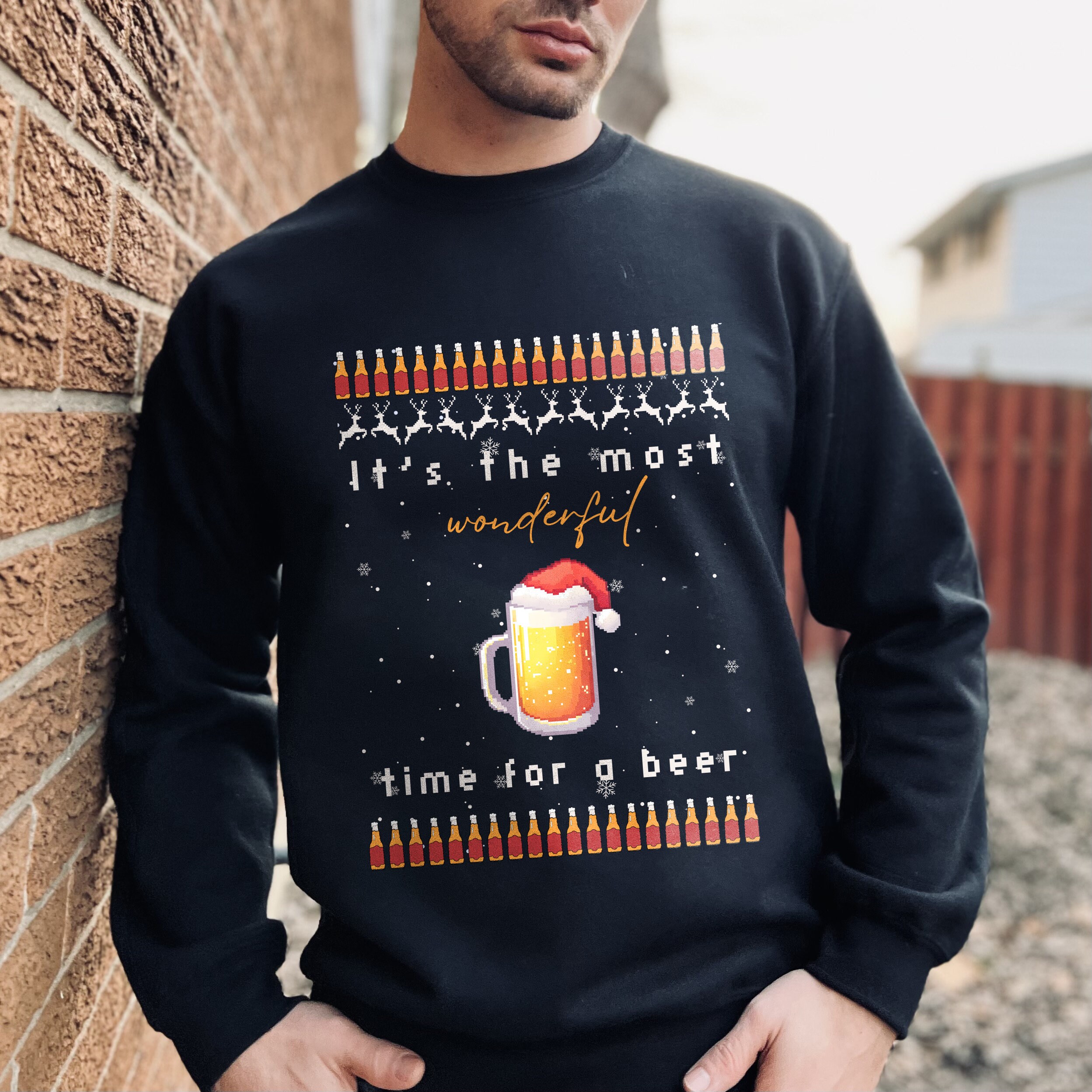 Natty light ugly sweater sale