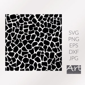 Exciting giraffe pattern - 5 download files for DIY projects and creativity | SVG, PNG, eps, dxf, jpg | Instant download