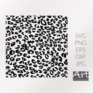 Könnte beinhalten: Schwarz-weißes Leopardenmuster.  SVG, PNG, EPS, DXF, JPG. Art schwarzweiss.