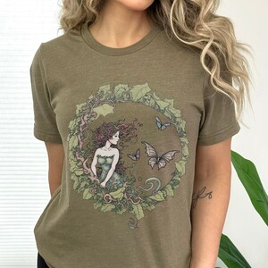 Fantasy Shirt, Fairycore Shirt, Cottagecore Shirt, Fantasycore Shirt, Gift for Him, Gift for Her, Witchy Clothing, Dark Academia, DnD Lover