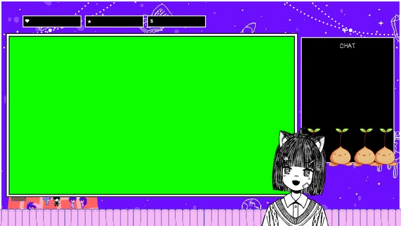 Animated Stream Overlay Multiple Set OMORI STYLE - Etsy Canada
