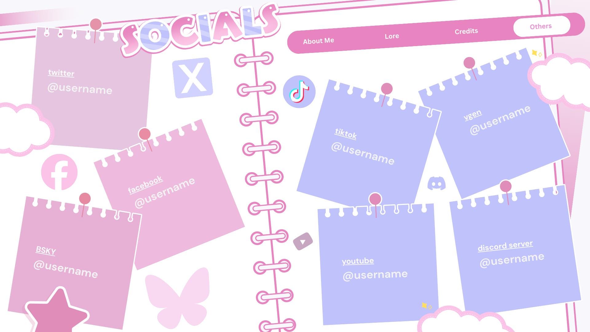 Vtuber Debut Slides [PINK NOTEBOOK] - Etsy