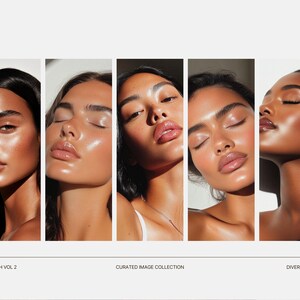 Skincare Stock Photos, 100 AI Aesthetic Beauty Images, Esthetician Medspa & Beauty Salon Branding, Skin Care Instagram Marketing Templates image 9