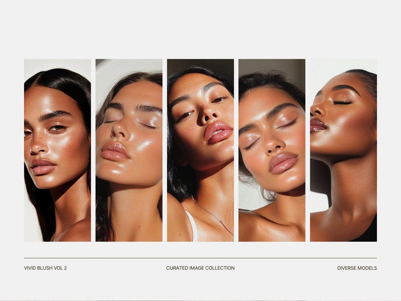 Skincare Stock Photos, 100 AI Aesthetic Beauty Images, Esthetician Medspa & Beauty Salon Branding, Skin Care Instagram Marketing Templates image 9