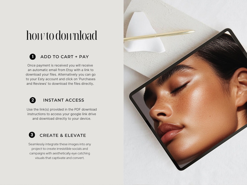 Skincare Stock Photos, 100 AI Aesthetic Beauty Images, Esthetician Medspa & Beauty Salon Branding, Skin Care Instagram Marketing Templates image 19