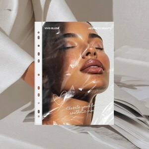 Aesthetic Skincare Stock Photos, 100 AI Beauty Images, Diverse Women Portraits for Esthetician Medspa & Beauty Salon Social Media Branding 画像 8