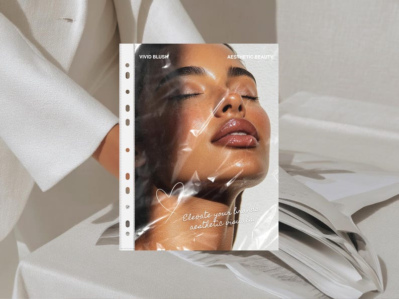 Aesthetic Skincare Stock Photos, 100 AI Beauty Images, Diverse Women Portraits for Esthetician Medspa & Beauty Salon Social Media Branding 画像 8