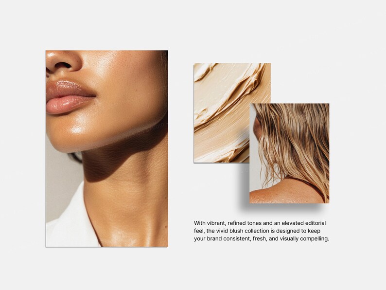 Aesthetic Skincare Stock Photos, 100 AI Beauty Images, Diverse Women Portraits for Esthetician Medspa & Beauty Salon Social Media Branding 画像 11