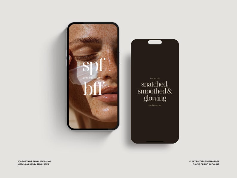 200 Skincare Quotes Instagram Templates, Esthetician Quote Posts Instagram Templates, Beauty Medspa Aesthetic Skincare Social Media Content image 4