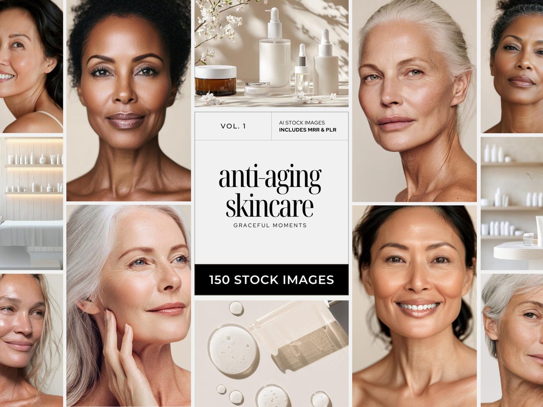 Mature Beauty Stock Photos, Anti Aging Skincare Stock Images for ...