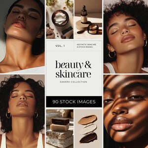 Aesthetic Skincare Stock Photos, Esthetician Social Media, Beauty Instagram Templates, Flawless Healthy Glowing Skin, AI Beauty Stock Images