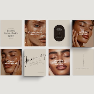 200 Skincare Quotes Instagram Templates, Esthetician Quote Posts Instagram Templates, Beauty Medspa Aesthetic Skincare Social Media Content image 10