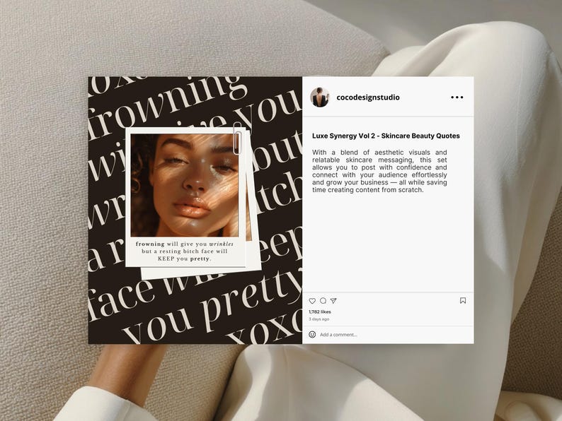 200 Skincare Quotes Instagram Templates, Esthetician Quote Posts Instagram Templates, Beauty Medspa Aesthetic Skincare Social Media Content image 15