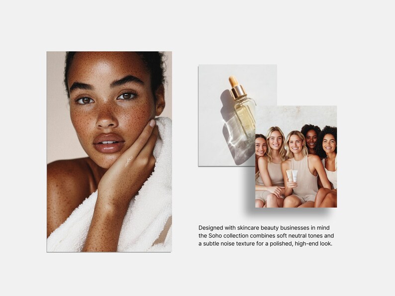 Diverse Skincare Stock Photos, Natural Beauty Portraits, Aesthetic Editorial Stock Images for Instagram, Beauty Salon & Esthetician Branding imagen 11
