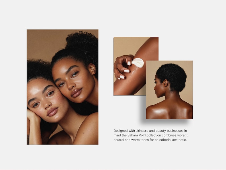 Aesthetic Skincare Stock Photos, Esthetician Social Media, Beauty Instagram Templates, Flawless Healthy Glowing Skin, AI Beauty Stock Images image 9