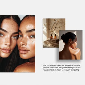 Aesthetic Skincare Stock Photos, Esthetician Social Media, Beauty Instagram Templates, Flawless Healthy Glowing Skin, AI Beauty Stock Images image 13