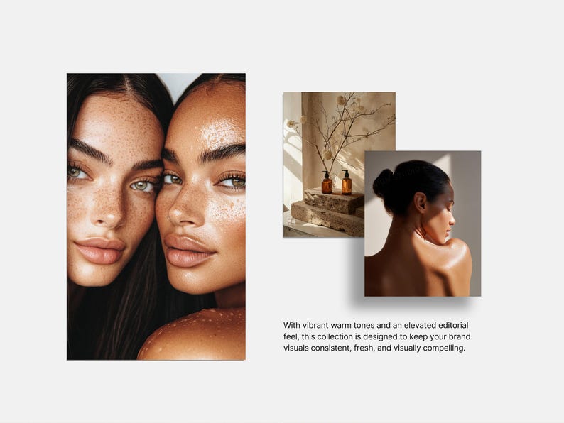 Aesthetic Skincare Stock Photos, Esthetician Social Media, Beauty Instagram Templates, Flawless Healthy Glowing Skin, AI Beauty Stock Images image 13