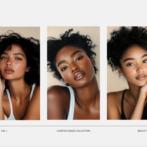 Melanin Skincare Stock Photos, Aesthetic Melanin Beauty Skin Care Stock Images for Esthetician Beauty Salon Social Media & Branding image 5