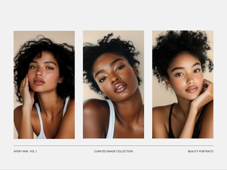 Melanin Skincare Stock Photos, Aesthetic Melanin Beauty Skin Care Stock Images for Esthetician Beauty Salon Social Media & Branding image 5