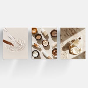 Melanin Skincare Stock Photos, Aesthetic Melanin Beauty Skin Care Stock Images for Esthetician Beauty Salon Social Media & Branding image 16